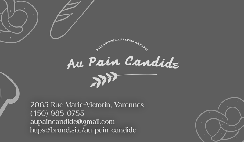 Au Pain Candide inc. — ferme locale au Québec