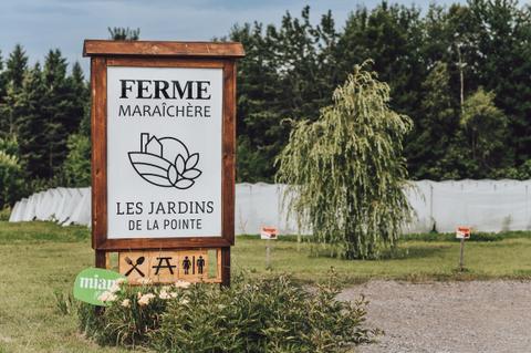 Les Jardins de la Pointe — ferme locale au Québec