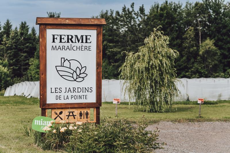 Les Jardins de la Pointe — ferme locale au Québec