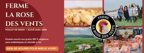 Ferme La Rose des Vents — ferme locale à Mont-Laurier