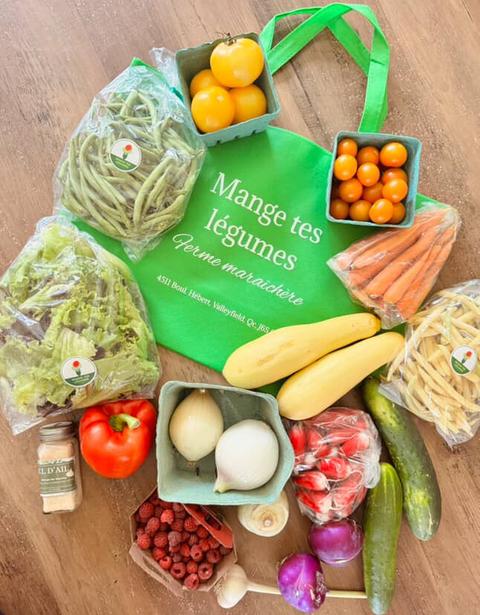 Mange tes légumes — ferme locale à Salaberry-de-Valleyfield